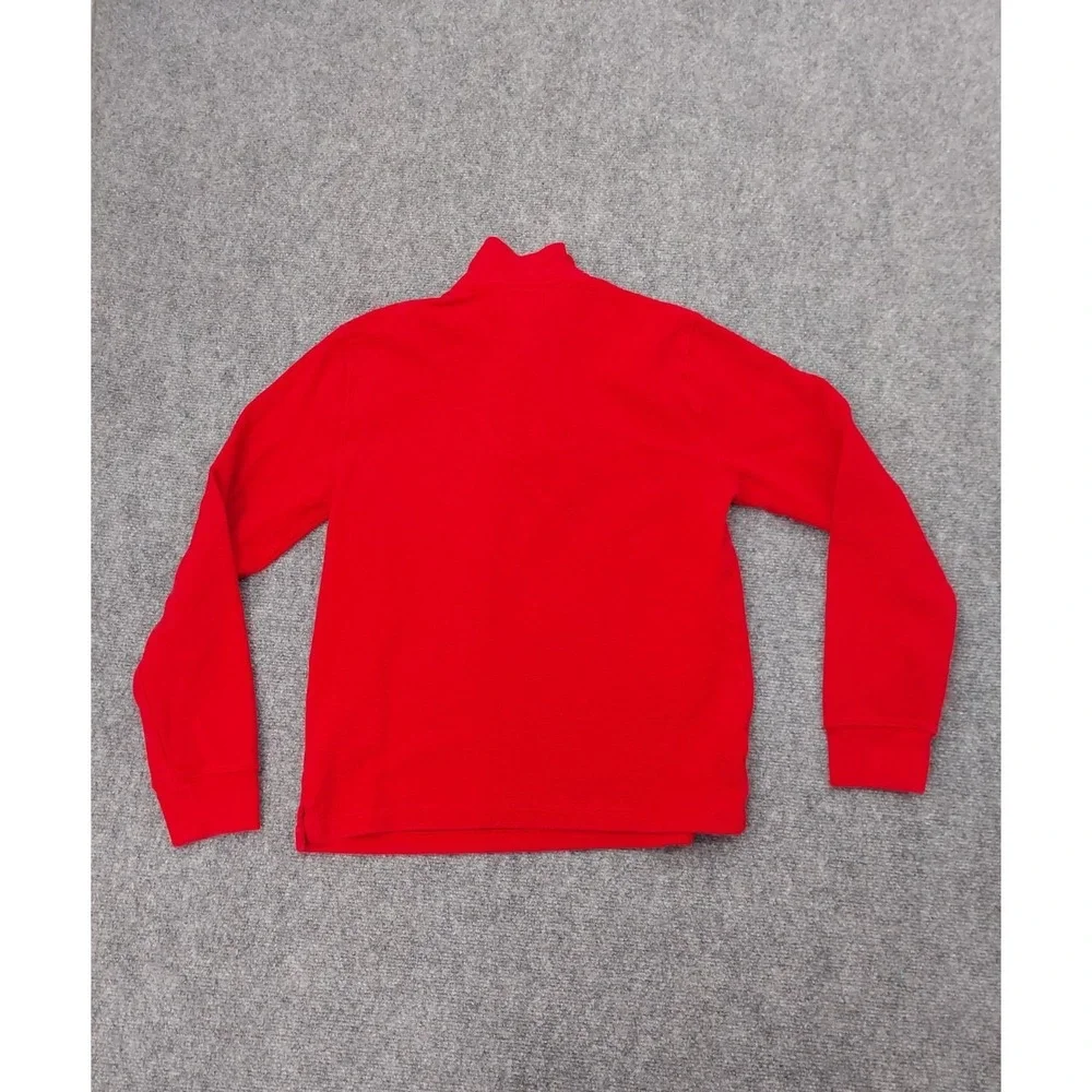 Lot 2 POLO RALPH LAUREN Pullover Sweater Boys XL 18-20 1/4 Zip Blue Red Waffle